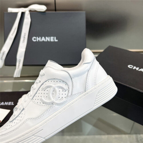 High Quality Luxury Chanel New Full Leather Panda Color Casual Sneakers – Style 86630 product detail