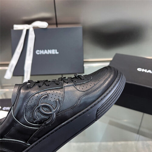 High Quality Luxury Chanel New Full Leather Panda Color Casual Sneakers – Style 16006 product detail