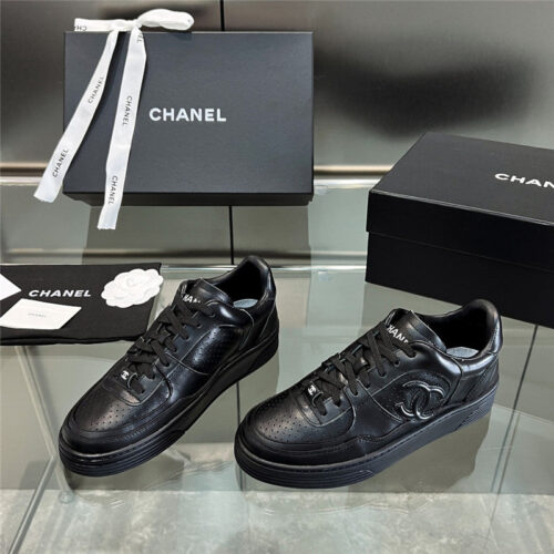 High Quality Luxury Chanel New Full Leather Panda Color Casual Sneakers – Style 16006 product detail
