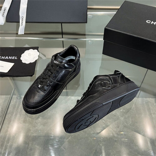 High Quality Luxury Chanel New Full Leather Panda Color Casual Sneakers – Style 16006 product detail