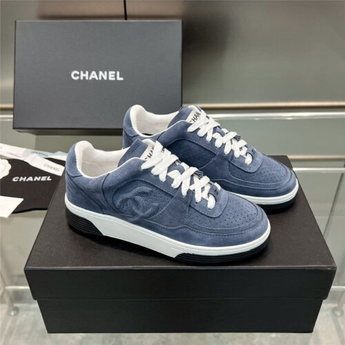 High Quality Luxury Chanel New Full Leather Panda Color Casual Sneakers – Style 76454