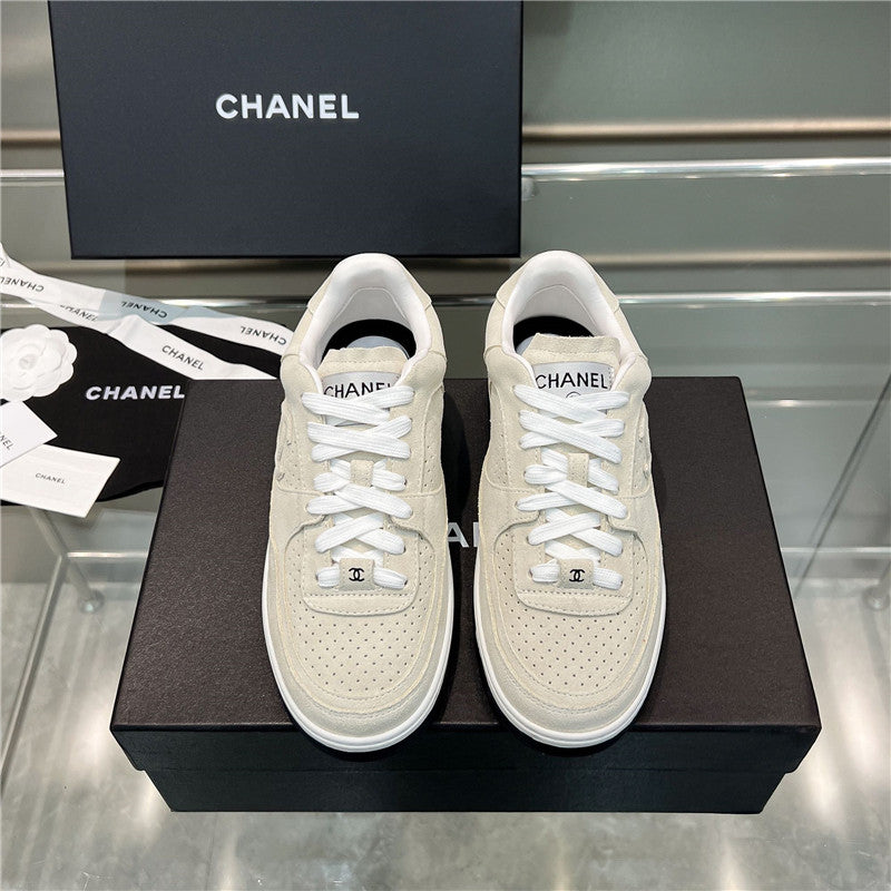 High Quality Luxury Chanel New Full Leather Panda Color Casual Sneakers – Style 73062 product detail