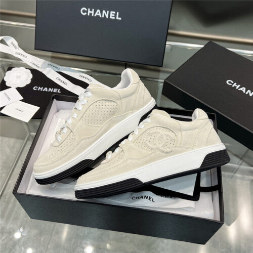 High Quality Luxury Chanel New Full Leather Panda Color Casual Sneakers – Style 73062 product detail