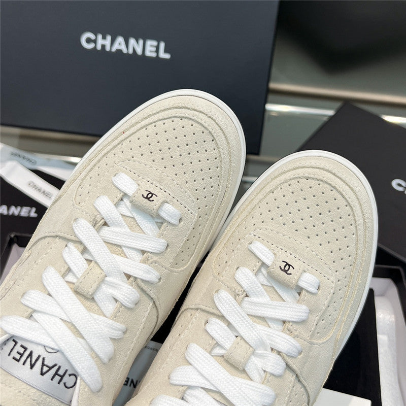 High Quality Luxury Chanel New Full Leather Panda Color Casual Sneakers – Style 73062 product detail