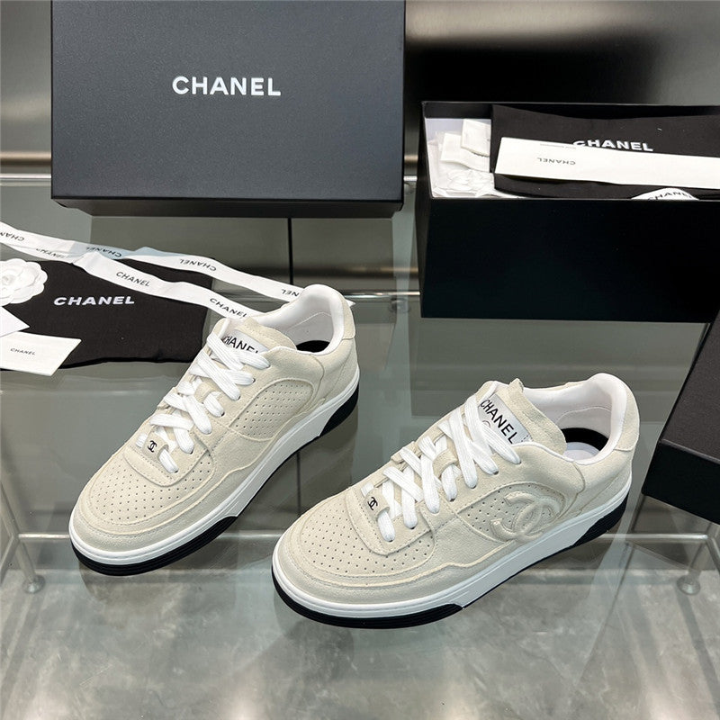 High Quality Luxury Chanel New Full Leather Panda Color Casual Sneakers – Style 73062 product detail