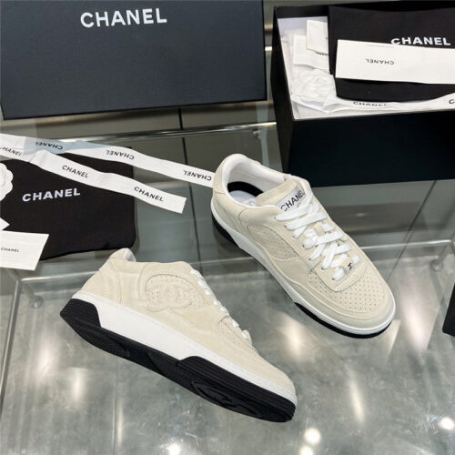 High Quality Luxury Chanel New Full Leather Panda Color Casual Sneakers – Style 73062 alternate view