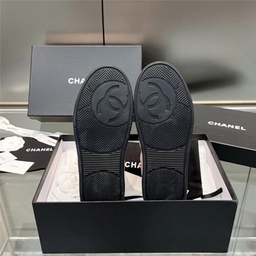 High Quality Luxury Chanel New Full Leather Panda Color Casual Sneakers – Style 99046 product detail