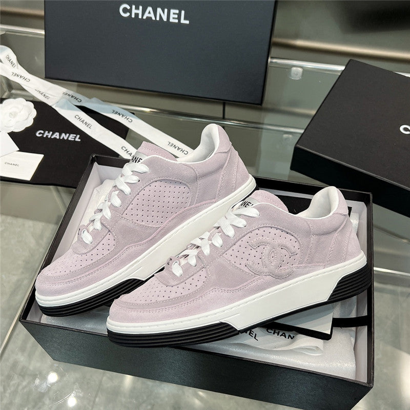 High Quality Luxury Chanel New Full Leather Panda Color Casual Sneakers – Style 61190 product detail