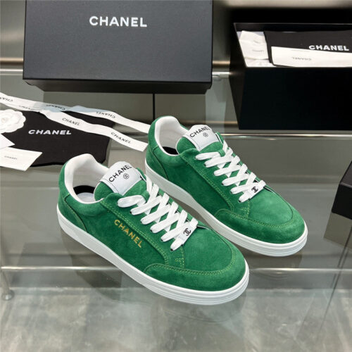 High Quality Luxury Chanel New Full Leather Panda Color Casual Sneakers – Style 90566