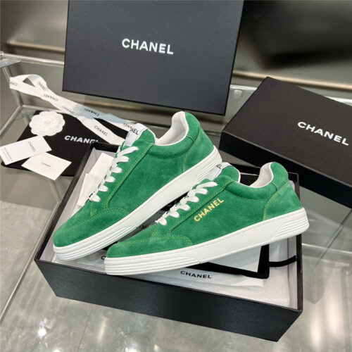 High Quality Luxury Chanel New Full Leather Panda Color Casual Sneakers – Style 90566 product detail