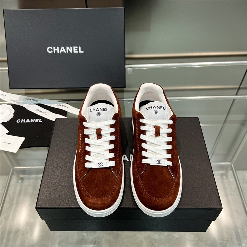 High Quality Luxury Chanel New Full Leather Panda Color Casual Sneakers product detail