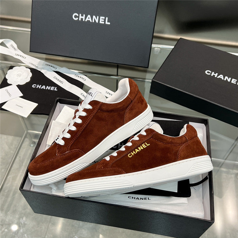 High Quality Luxury Chanel New Full Leather Panda Color Casual Sneakers product detail