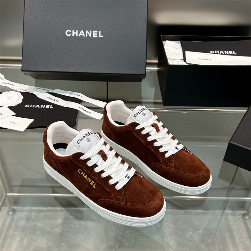 High Quality Luxury Chanel New Full Leather Panda Color Casual Sneakers product detail