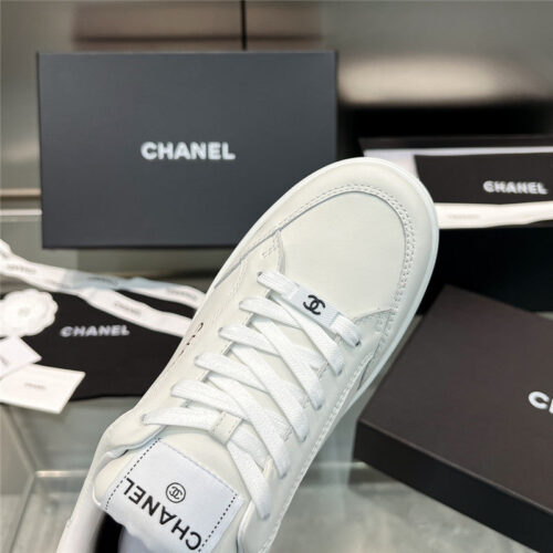 High Quality Luxury Chanel New Full Leather Panda Color Casual Sneakers – Style 82086 product detail