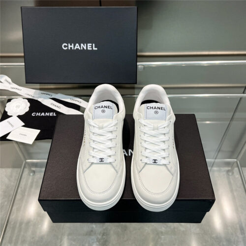 High Quality Luxury Chanel New Full Leather Panda Color Casual Sneakers – Style 82086 product detail