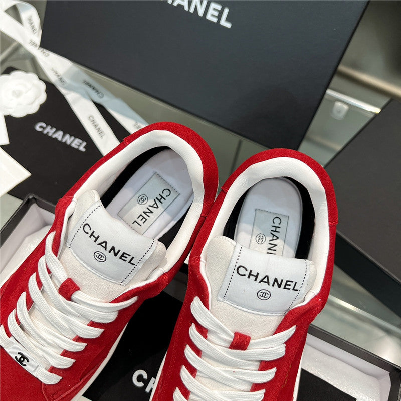 High Quality Luxury Chanel New Full Leather Panda Color Casual Sneakers – Style 44230 product detail