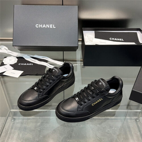 High Quality Luxury Chanel New Full Leather Panda Color Casual Sneakers – Style 08070 product detail