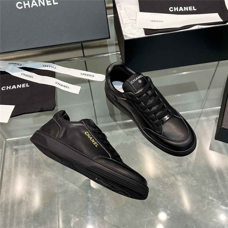 High Quality Luxury Chanel New Full Leather Panda Color Casual Sneakers – Style 08070 product detail