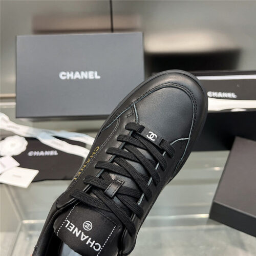 High Quality Luxury Chanel New Full Leather Panda Color Casual Sneakers – Style 08070 product detail