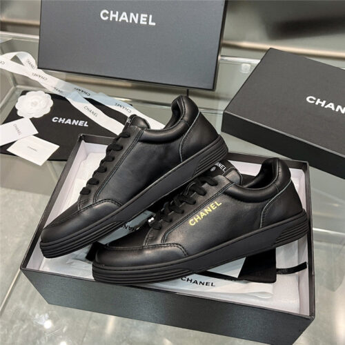 High Quality Luxury Chanel New Full Leather Panda Color Casual Sneakers – Style 08070 product detail
