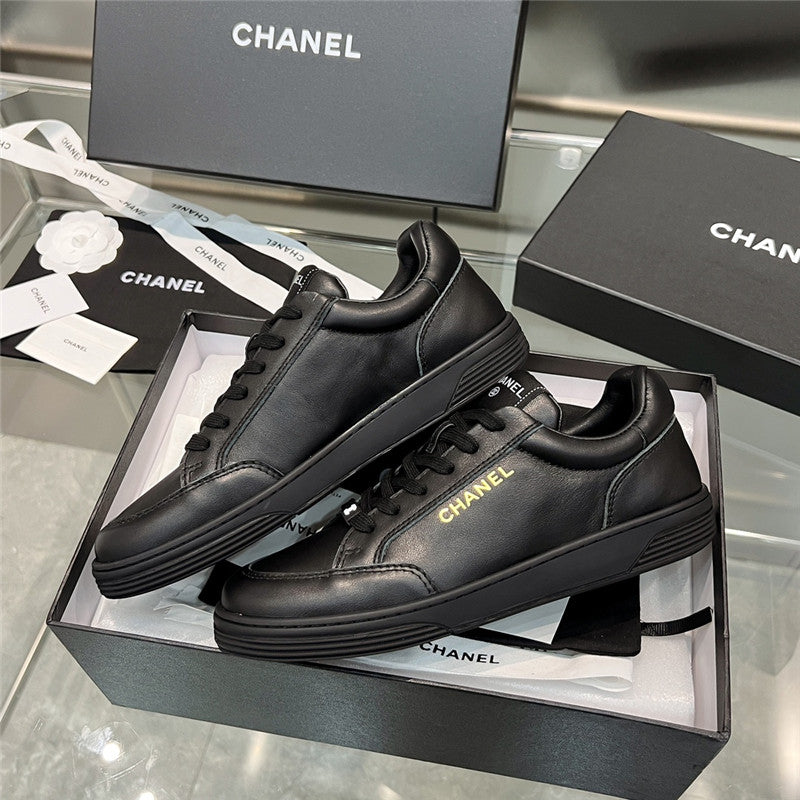 High Quality Luxury Chanel New Full Leather Panda Color Casual Sneakers – Style 08070 product detail
