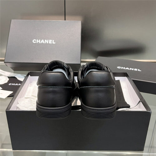 High Quality Luxury Chanel New Full Leather Panda Color Casual Sneakers – Style 08070 product detail