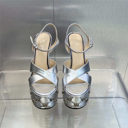 High Quality Luxury Gucci New High-Heeled Round Toe Candy-Colored Womens Shoes – Style 83155 product detail