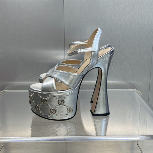 High Quality Luxury Gucci New High-Heeled Round Toe Candy-Colored Womens Shoes – Style 83155 product detail