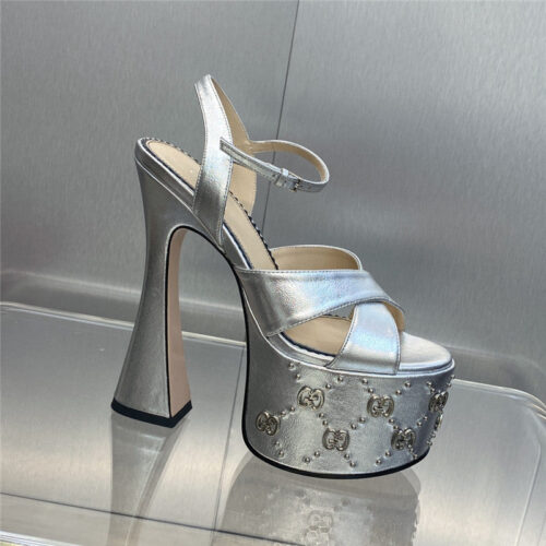 High Quality Luxury Gucci New High-Heeled Round Toe Candy-Colored Womens Shoes – Style 83155 product detail