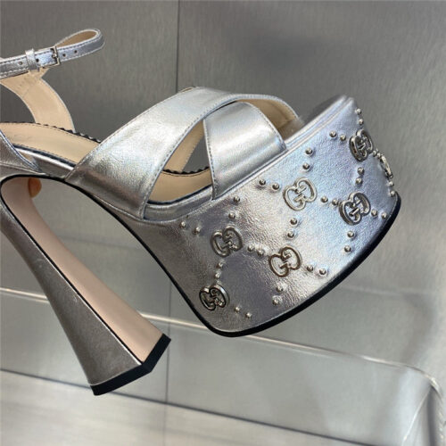 High Quality Luxury Gucci New High-Heeled Round Toe Candy-Colored Womens Shoes – Style 83155 product detail