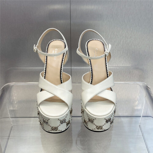 High Quality Luxury Gucci New High-Heeled Round Toe Candy-Colored Womens Shoes – Style 15923 product detail