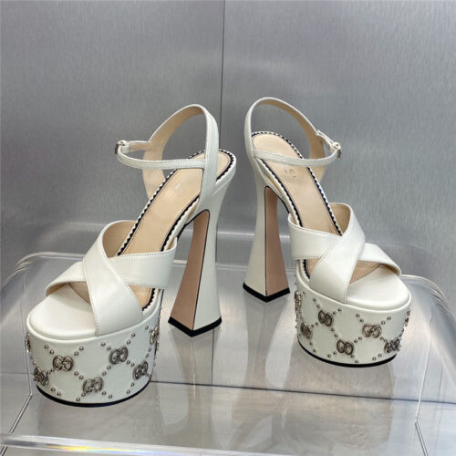 High Quality Luxury Gucci New High-Heeled Round Toe Candy-Colored Womens Shoes – Style 15923 product detail