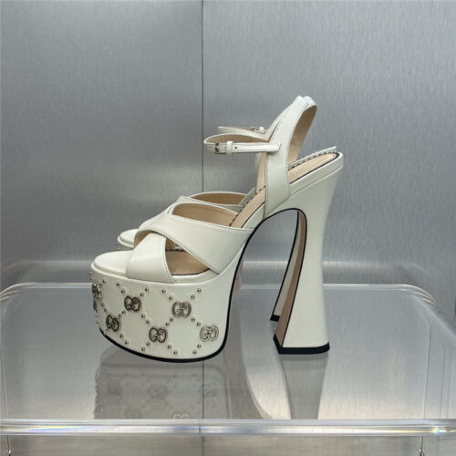 High Quality Luxury Gucci New High-Heeled Round Toe Candy-Colored Womens Shoes – Style 15923 product detail