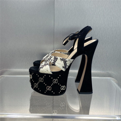 High Quality Luxury Gucci New High-Heeled Round Toe Candy-Colored Womens Shoes – Style 45299 product detail