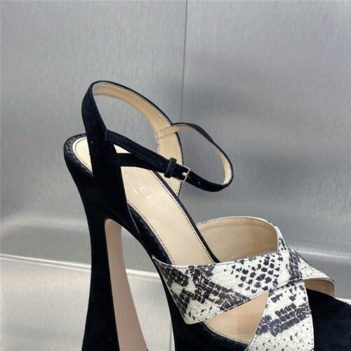 High Quality Luxury Gucci New High-Heeled Round Toe Candy-Colored Womens Shoes – Style 45299 product detail