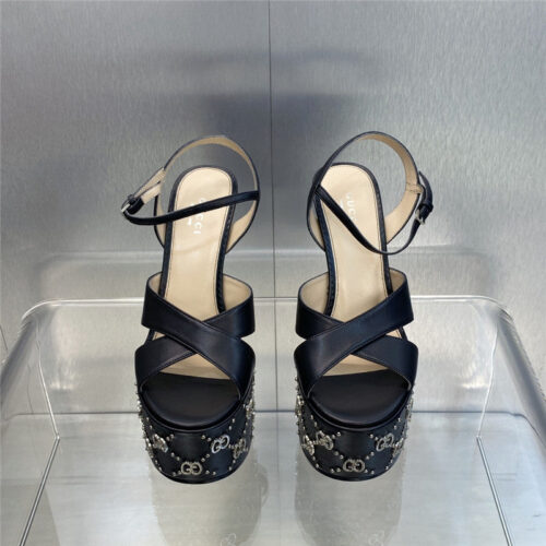 High Quality Luxury Gucci New High-Heeled Round Toe Candy-Colored Womens Shoes – Style 43603 product detail