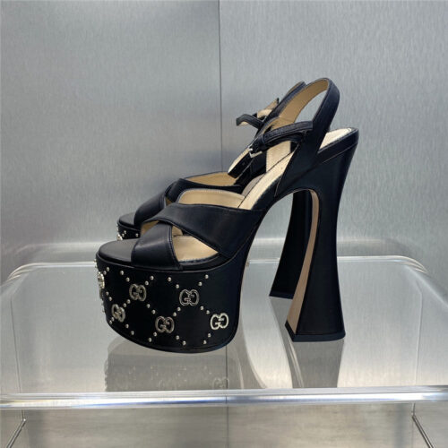 High Quality Luxury Gucci New High-Heeled Round Toe Candy-Colored Womens Shoes – Style 43603 product detail