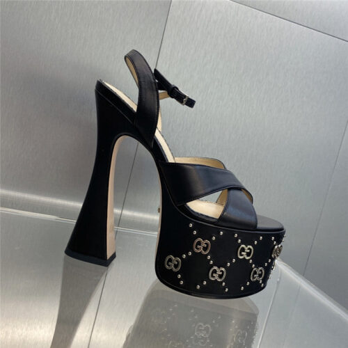 High Quality Luxury Gucci New High-Heeled Round Toe Candy-Colored Womens Shoes – Style 43603 product detail