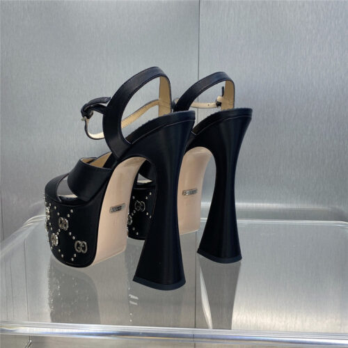 High Quality Luxury Gucci New High-Heeled Round Toe Candy-Colored Womens Shoes – Style 43603 product detail