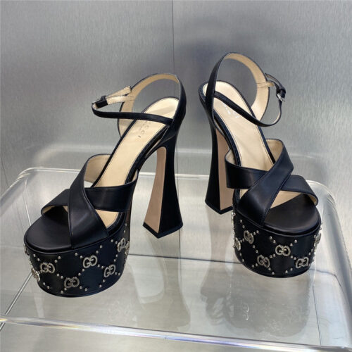 High Quality Luxury Gucci New High-Heeled Round Toe Candy-Colored Womens Shoes – Style 43603 product detail