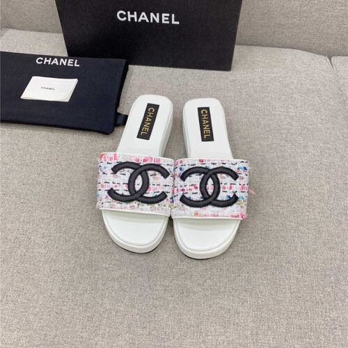 High Quality Luxury Chanel Summer New Platform Slippers – Style 95270 product detail