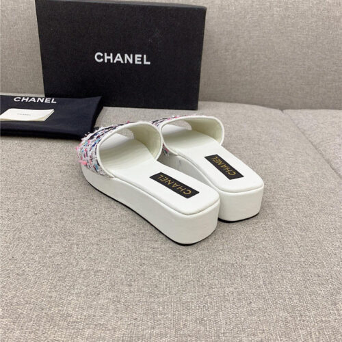 High Quality Luxury Chanel Summer New Platform Slippers – Style 95270 product detail