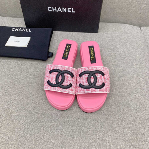 High Quality Luxury Chanel Summer New Platform Slippers – Style 90182 product detail