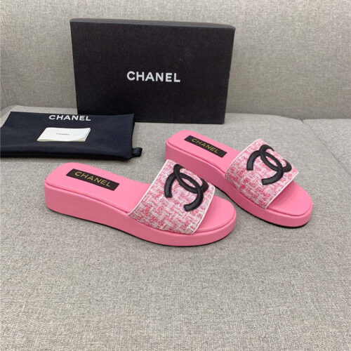 High Quality Luxury Chanel Summer New Platform Slippers – Style 90182