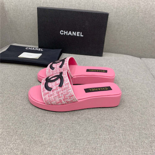 High Quality Luxury Chanel Summer New Platform Slippers – Style 90182 alternate view