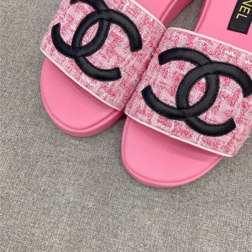 High Quality Luxury Chanel Summer New Platform Slippers – Style 90182 product detail