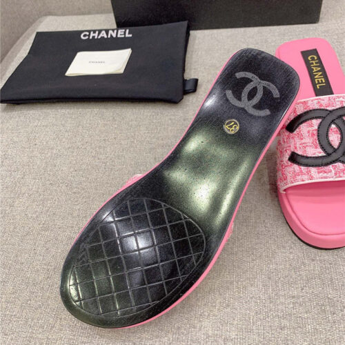 High Quality Luxury Chanel Summer New Platform Slippers – Style 90182 product detail