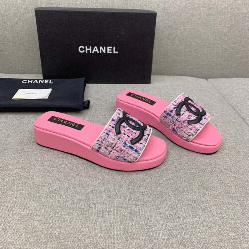 High Quality Luxury Chanel Summer New Platform Slippers – Style 19558