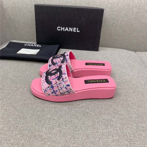 High Quality Luxury Chanel Summer New Platform Slippers – Style 19558 alternate view