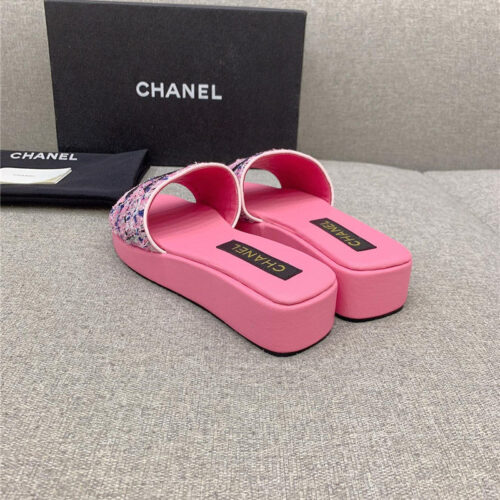 High Quality Luxury Chanel Summer New Platform Slippers – Style 19558 product detail